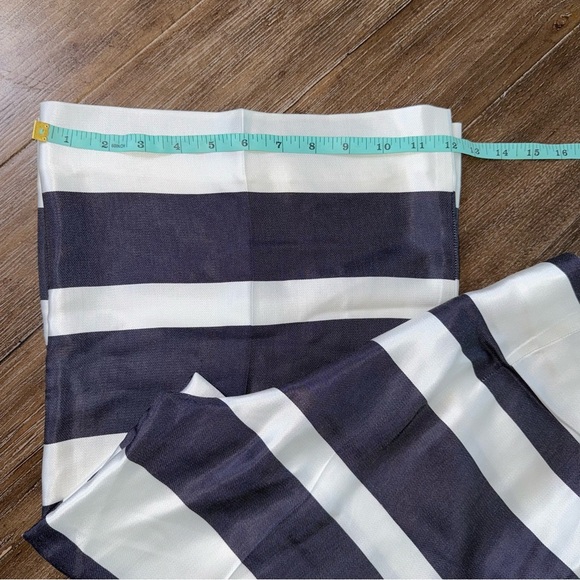 Trina Turk Pant Stripped Wide Leg Navy White Women’s 4 - Picture 4 of 13